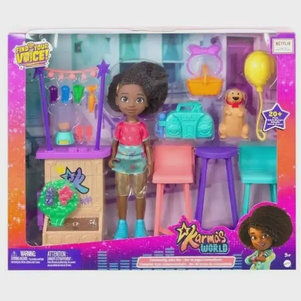 Karma&#39;s World Community Juice Bar Playset