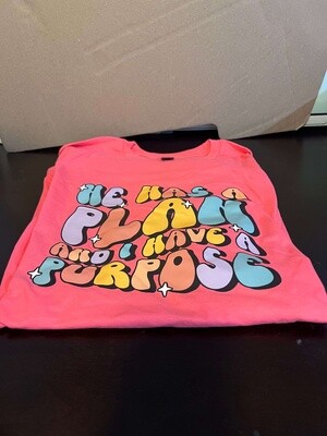 He has a plan I have a purpose T-shirt