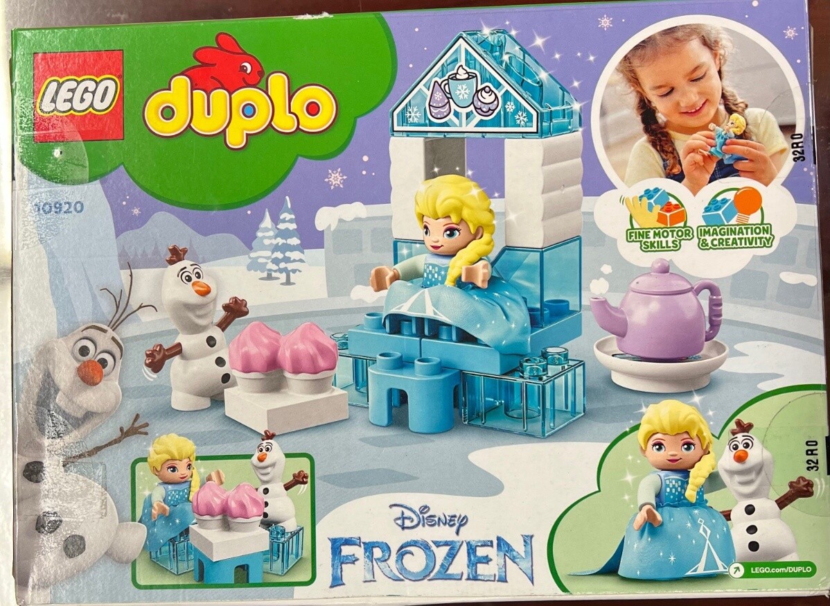 LEGO DUPLO Disney Elsa and Olaf&#39;s Tea Party 10920 Building Kit for Toddlers