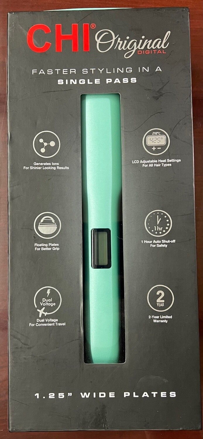 CHI Digital Flat Iron - 1.25&quot; Mint