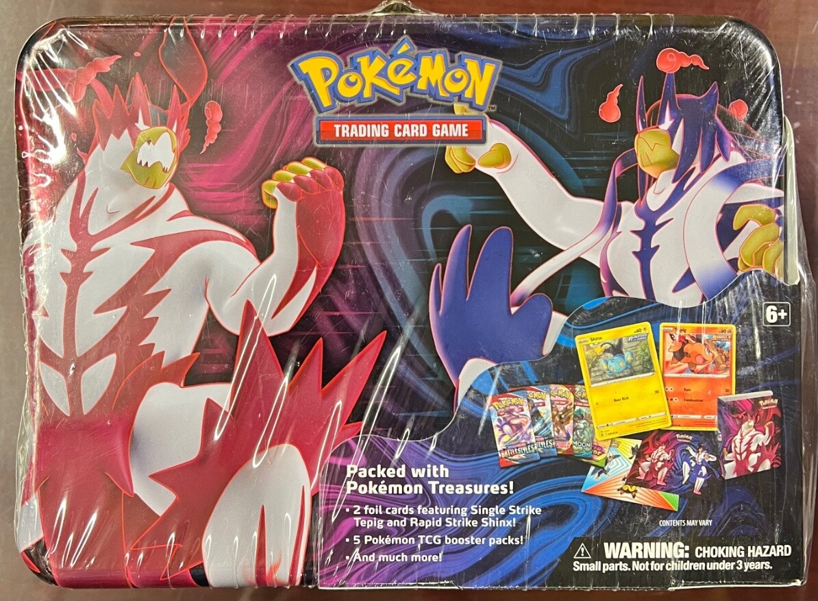 Pokemon Collector Chest-Spring 2021- Single Strike Tepig / Rapid Strike Shinx