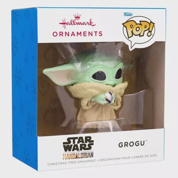 Hallmark Funko POP! Star Wars: The Mandalorian Grogu Christmas Tree Ornament