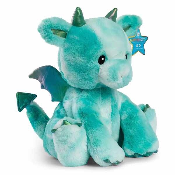 FAO Schwarz Glow Brights Toy Plush LED with Sound Dragon 15&quot; Stuffed