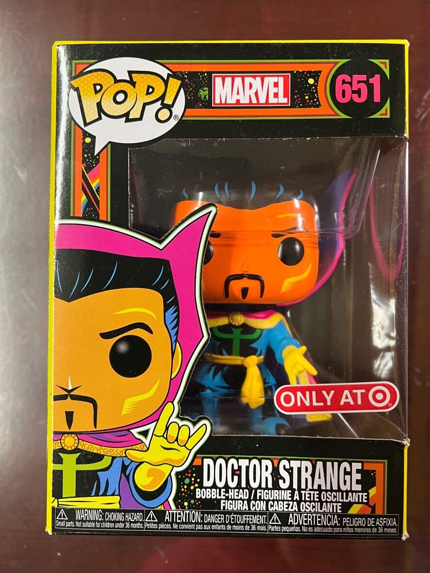 Funko Pop! Marvel Doctor Strange Black Light #651