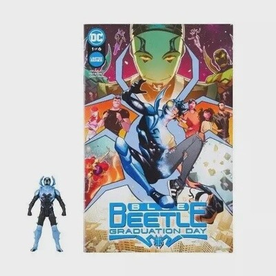 McFarlane Toys DC Comics Page Punchers Comic Book with Blue Beetle Mini Figure
