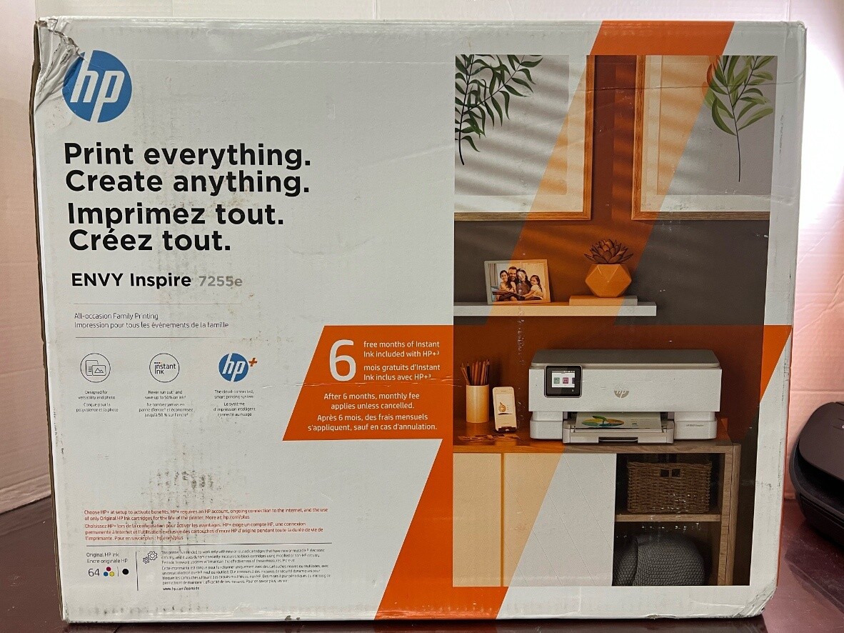 HP ENVY Inspire 7255e All-in-One InkJet Printer