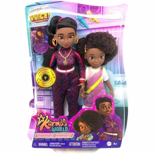 Karma&#39;s World Karma Grant &amp; Lady K Doll 2pk