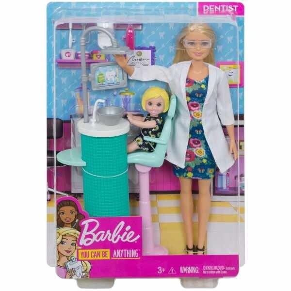 Barbie Dentist Doll &amp; Playset - Blonde