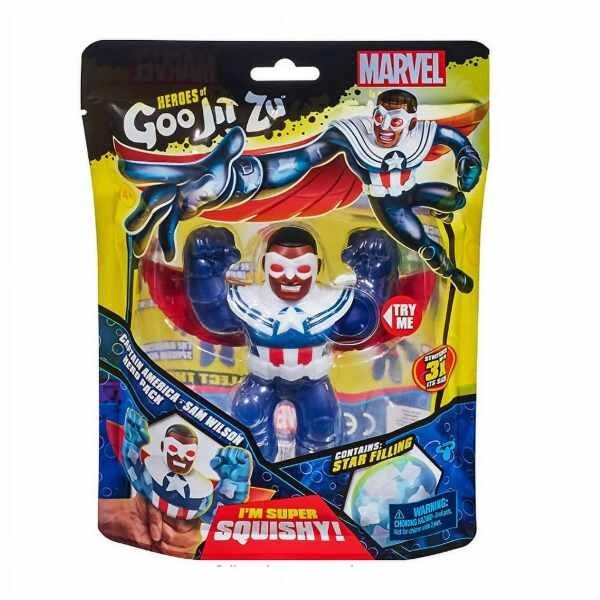 Heroes of Goo Jit Zu Marvel Captain America - Sam Wilson Hero Pack