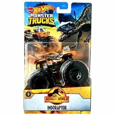 Monster Trucks Hot Wheels Indoraptor Jurassic World Dominion 1/64