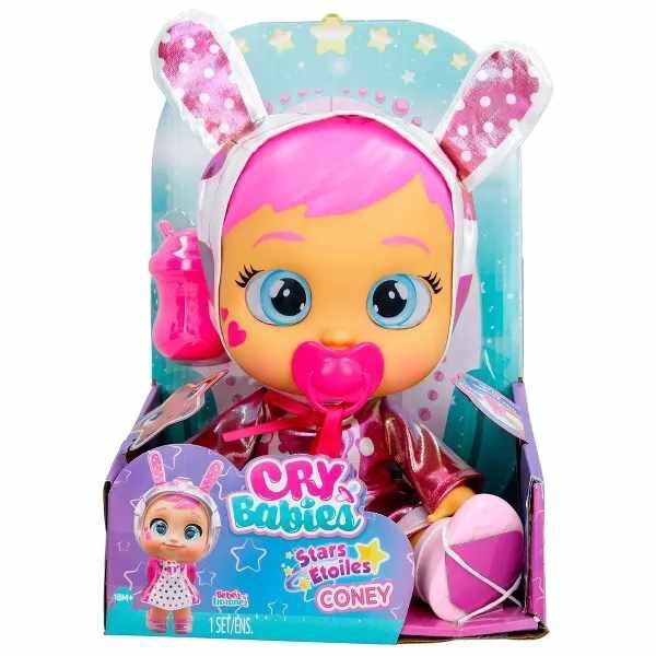 Cry Babies Star Coney 12&quot; Baby Doll w/ Light Up Eyes and Star Themed Outfit