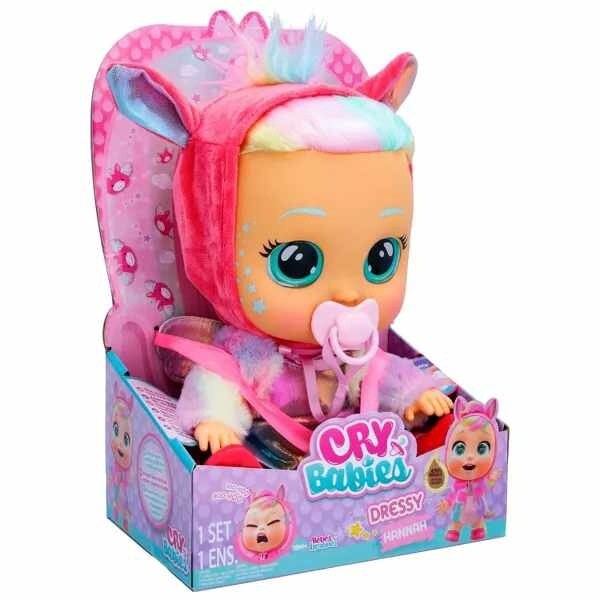 Cry Babies Dressy Fantasy Hannah 12&quot; Baby Doll Pegasus Themed Outfit