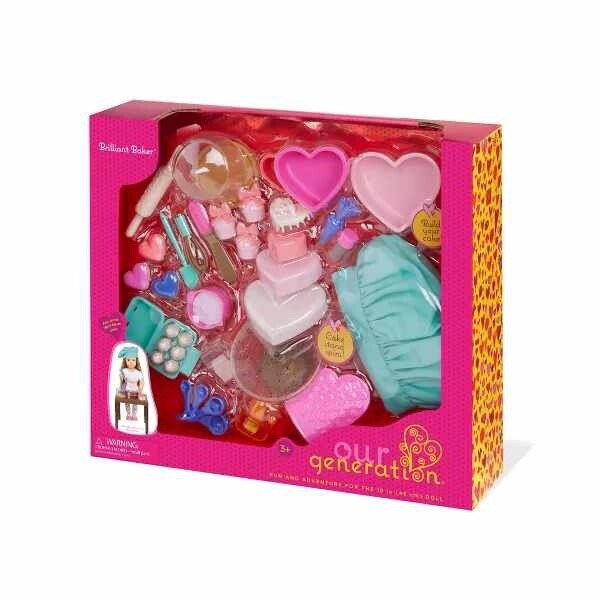 Our Generation Brilliant Baker Accessory Set for 18&quot; Dolls