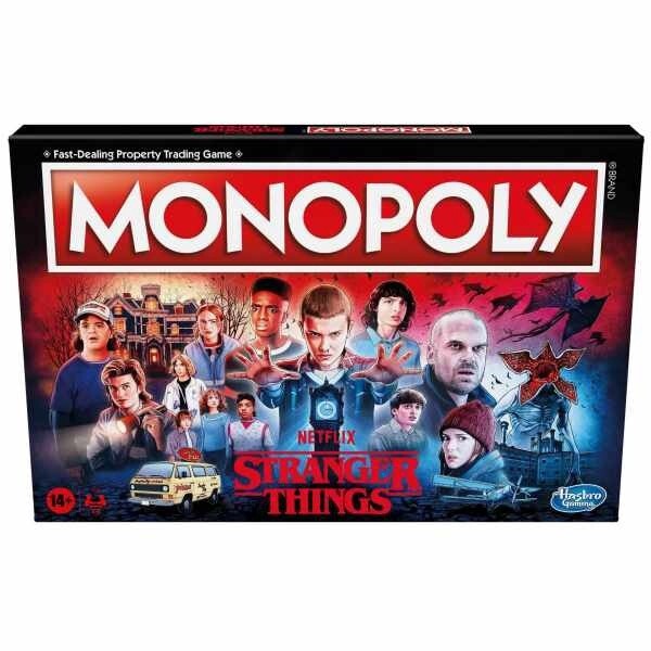 Monopoly: Netflix Stranger Things Edition Board Game for Adults and Teens Ages 1