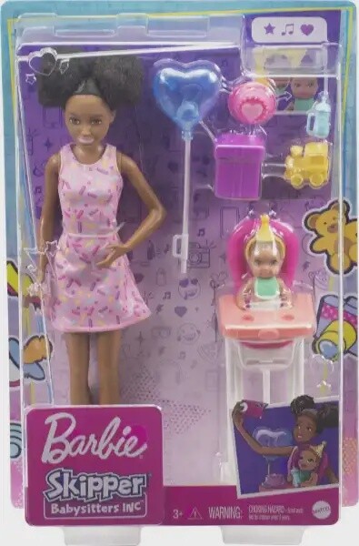 Barbie Skipper Babysitters Inc Dolls and Playset - Black Hair
