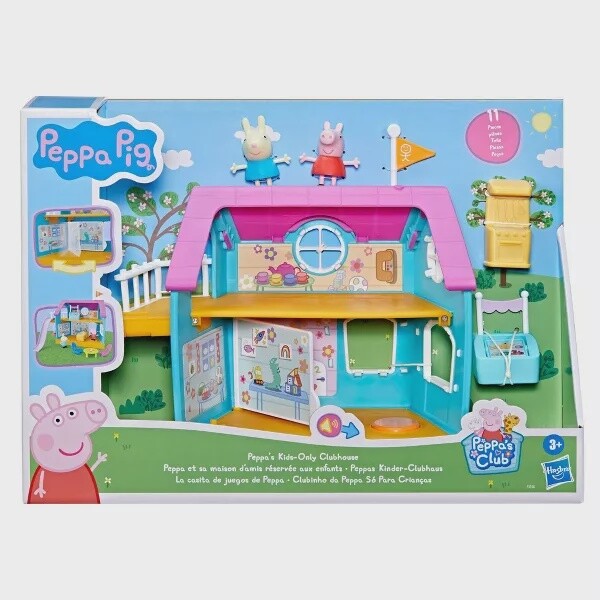 Peppa Pig Peppa&#39;s Kids-Only Clubhouse Playset