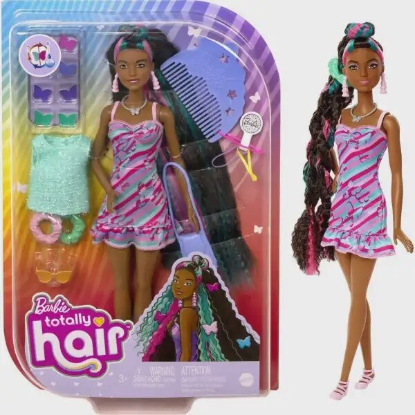Barbie Totally Hair Doll - Butterfly Dress