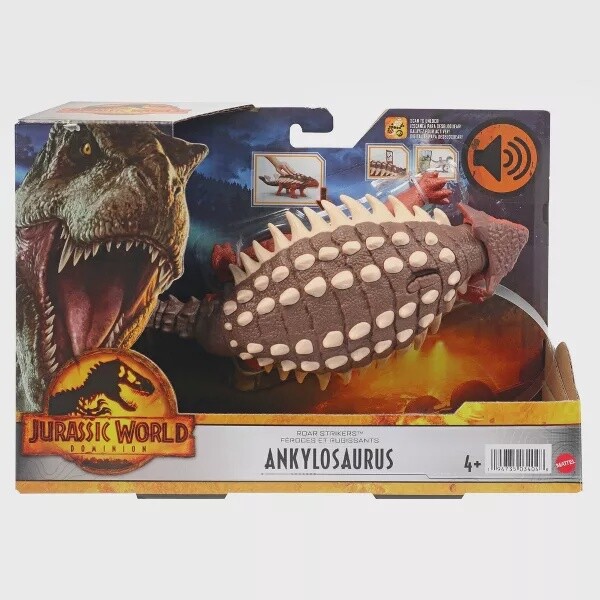 Jurassic World: Dominion Roar Strikers Ankylosaurus Dinosaur Figure