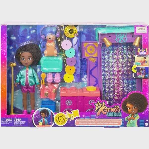 Karma&#39;s World Transforming Musical Star Stage Playset