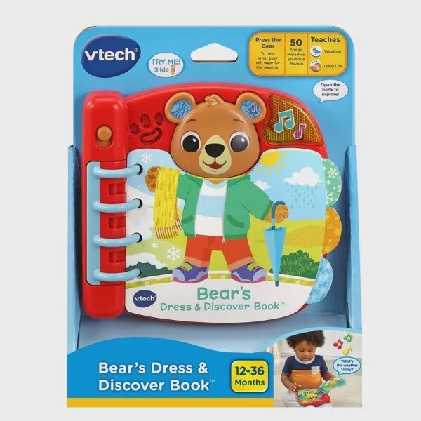 VTech Bear&#39;s Dress &amp; Discover Book