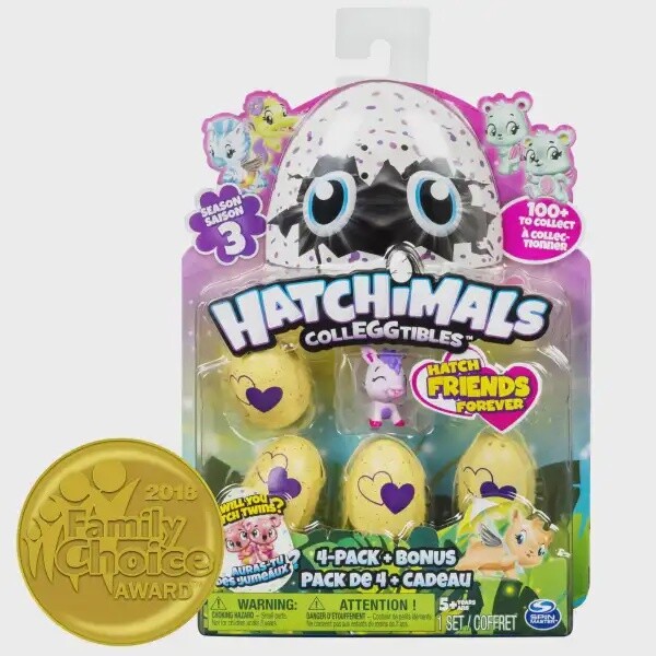 Hatchimals CollEGGtibles Season 3 - 4pk + Bonus