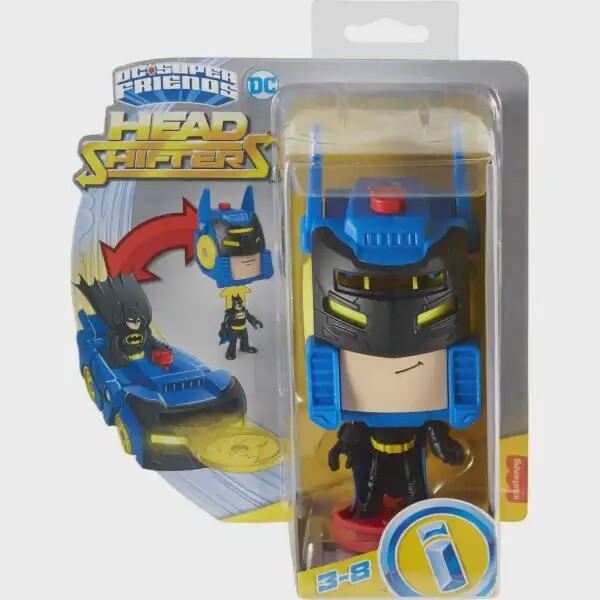 Imaginext DC Comics Head Shifters Batmobile