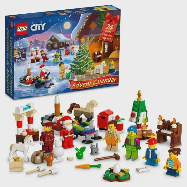 LEGO City 2022 Advent Calendar 60352 Building Toy Set for Kids, Boys and Girls A673419359207