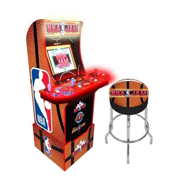 Arcade1Up NBA Jam Electronic Arcade Machine with Riser