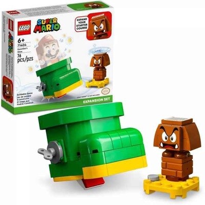 Lego Super Mario Goomba&#39;s Shoe Expansion Set 71404 Building Kit, 76 Pieces.2..