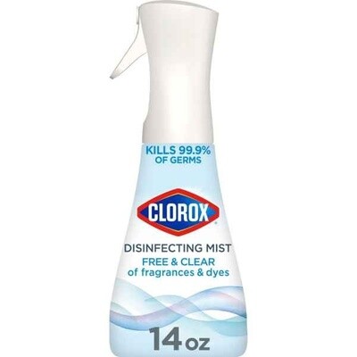 Clorox Free &amp; Clear Ready-to-Use Disinfecting Mist - 14oz