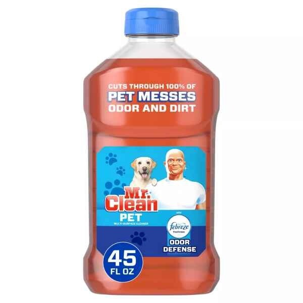 Mr. Clean Pet Multi Surface All Purpose Cleaner – Febreze Odor Defense - 45 fl oz