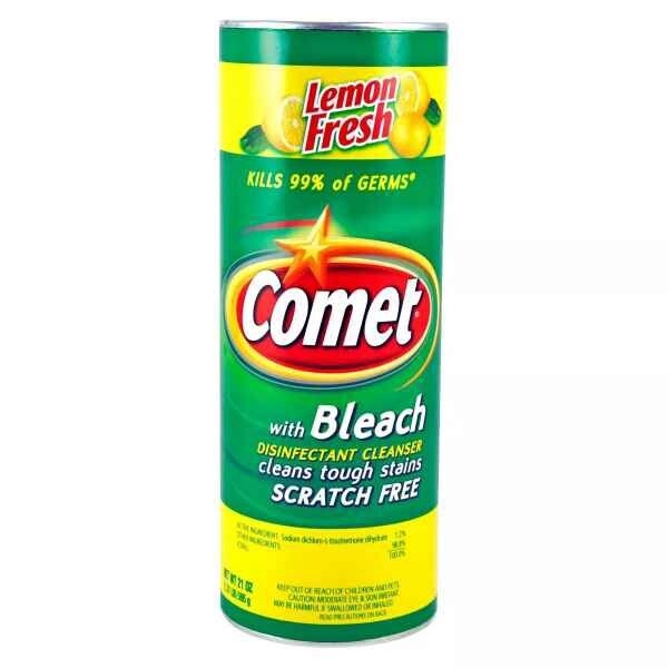 Comet Lemon Fresh Disinfectant Cleanser with Bleach  21oz