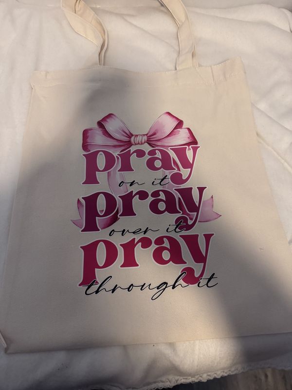 Pray On It Bible bag