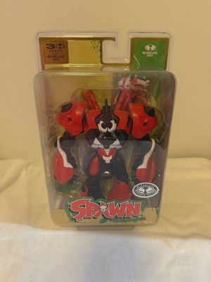 Robot Wars Spawn PLATINUM CHASE VARIANT - McFarlane Toys 30th Anniversary 7" Action Figure