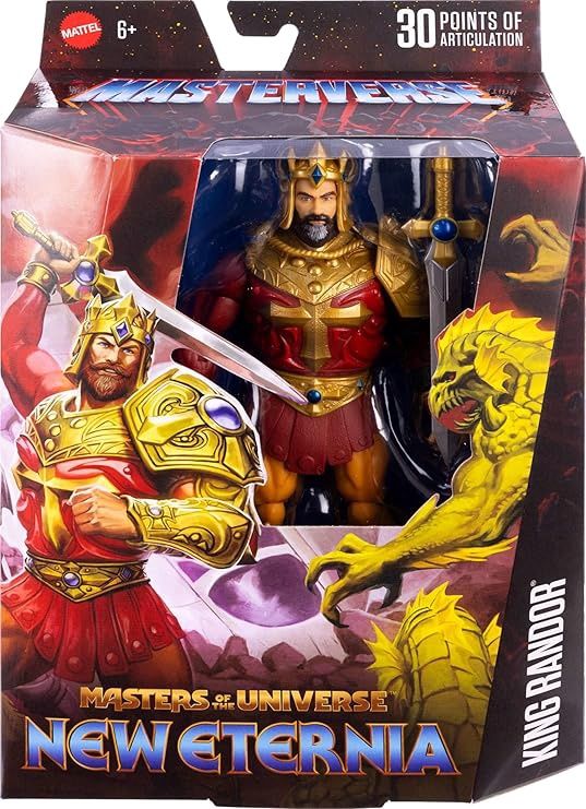 Masters of the Universe Masterverse New Eternia King Randor 7&quot; Action Figure
