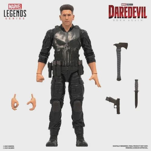 Daredevil: Born Again Marvel Legends Series Punisher 6&quot; Action Figure