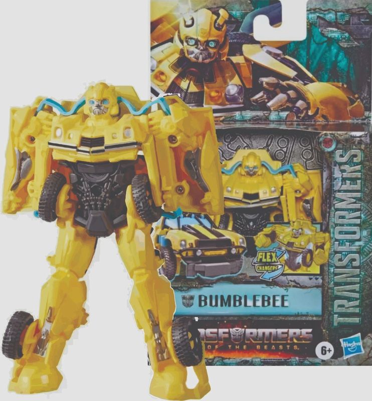 Hasbro Transformers Rise Of The Beasts Bumblebee Flex Changers Action Figure 6+