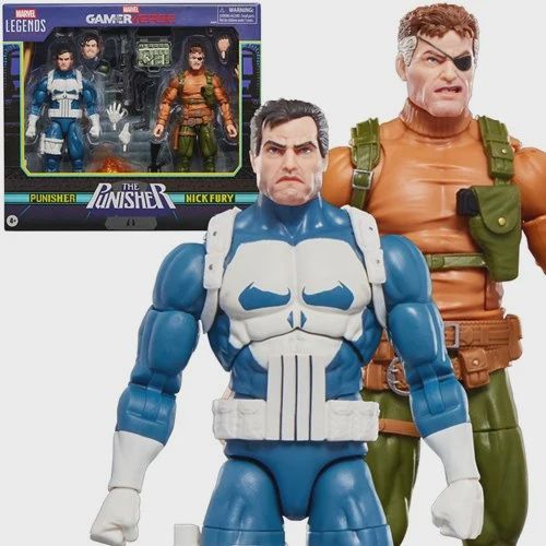 Punisher Marvel Legends Gamerverse Punisher and Nick Fury 6-Inch Action Figures