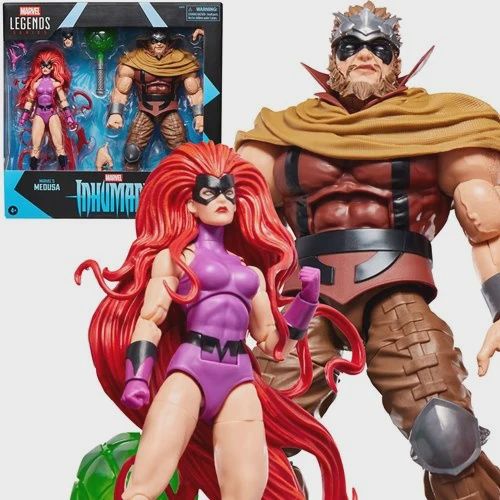 Inhumans Marvel Legends Medusa &amp; Marvel’s Gorgon 6-Inch Action Figures 2-Pack