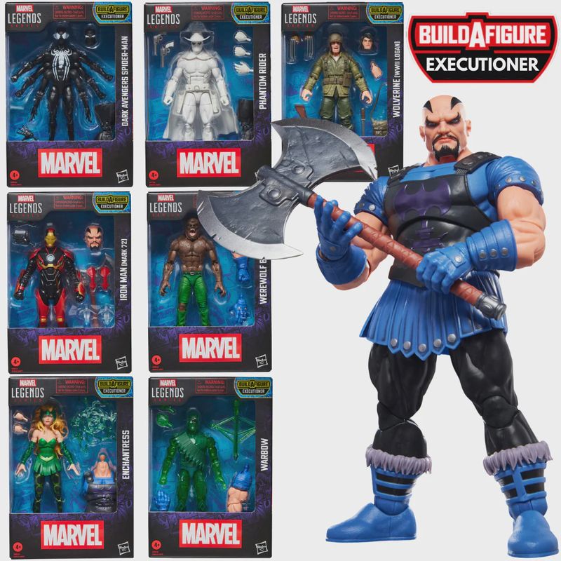 Marvel Legends Executioner BAF Series 6-Inch Action Figures Wave 1 Case of 7