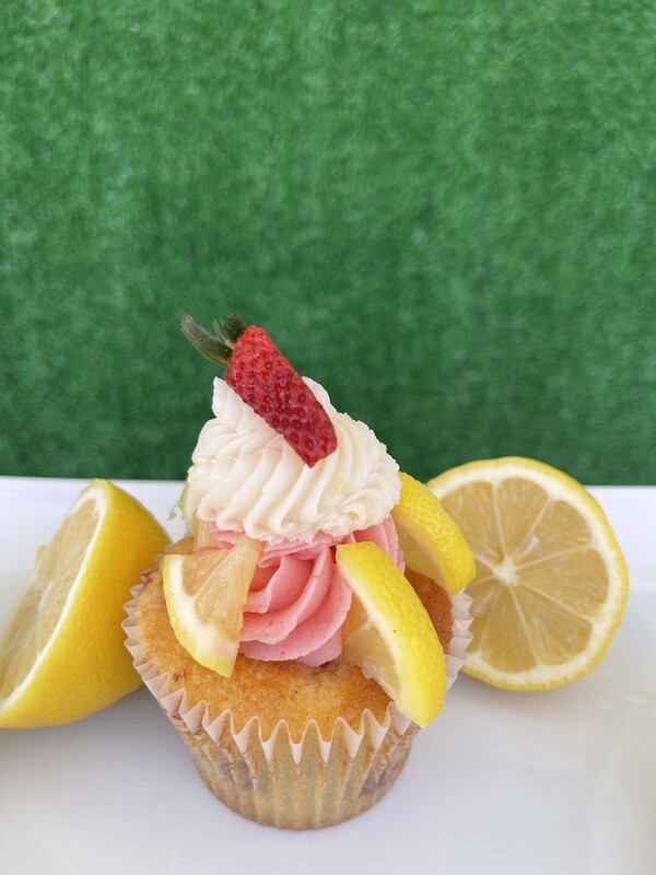Strawberry Lemon Cupcake