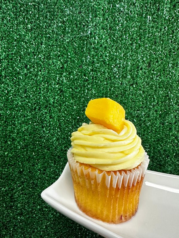 Pineapple Mango Cupcake