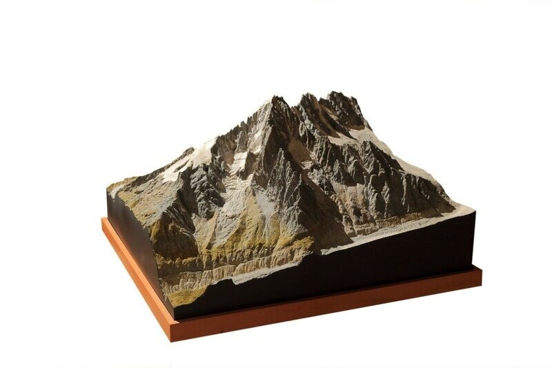 Aiguille Verte ♦1:15.000 ♦ coloriert
