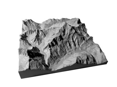 Mont Blanc ♦ 1:100.000 ♦ unbemalt (weiß)