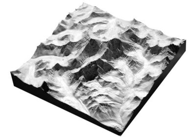 Mount Everest ♦ 1:100.000 ♦ unbemalt (weiß)