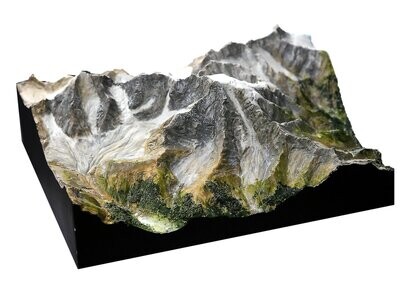 Ortler, Monte Zebrú, Königspitze ♦ 1:50.000 ♦ unbemalt (weiß)