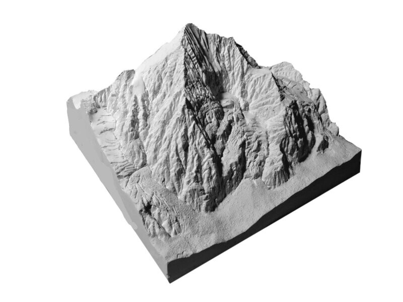Königspitze ♦ 1:7.500 ♦ unbemalt (weiß)