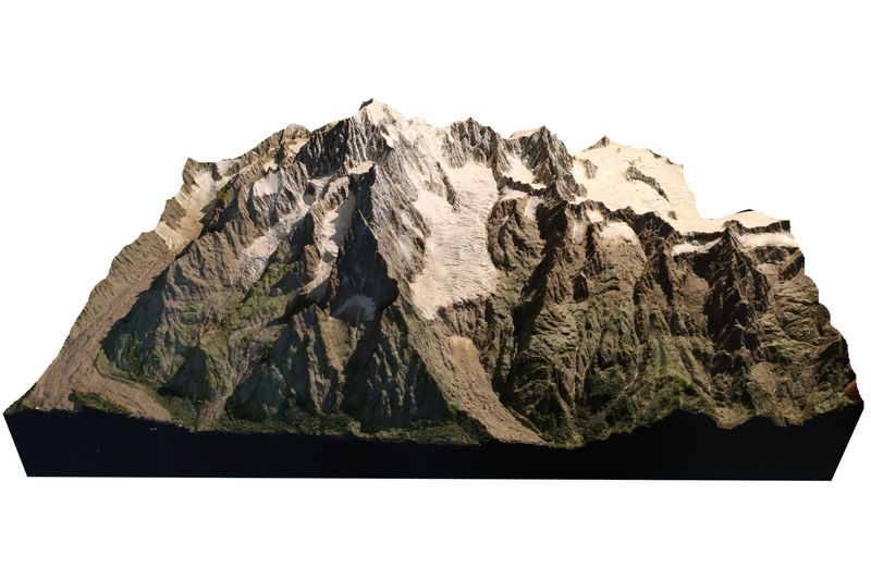 Mont Blanc ♦ 1:15.000 ♦ coloriert