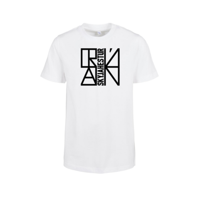 Kinder T-Shirt „Stað“ weiß Kinder T-Shirt „Stað“ weiß