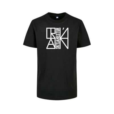 Kinder T-Shirt „Stað“ schwarz Kinder T-Shirt „Stað“ schwarz